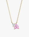Pink Double Heart Necklace