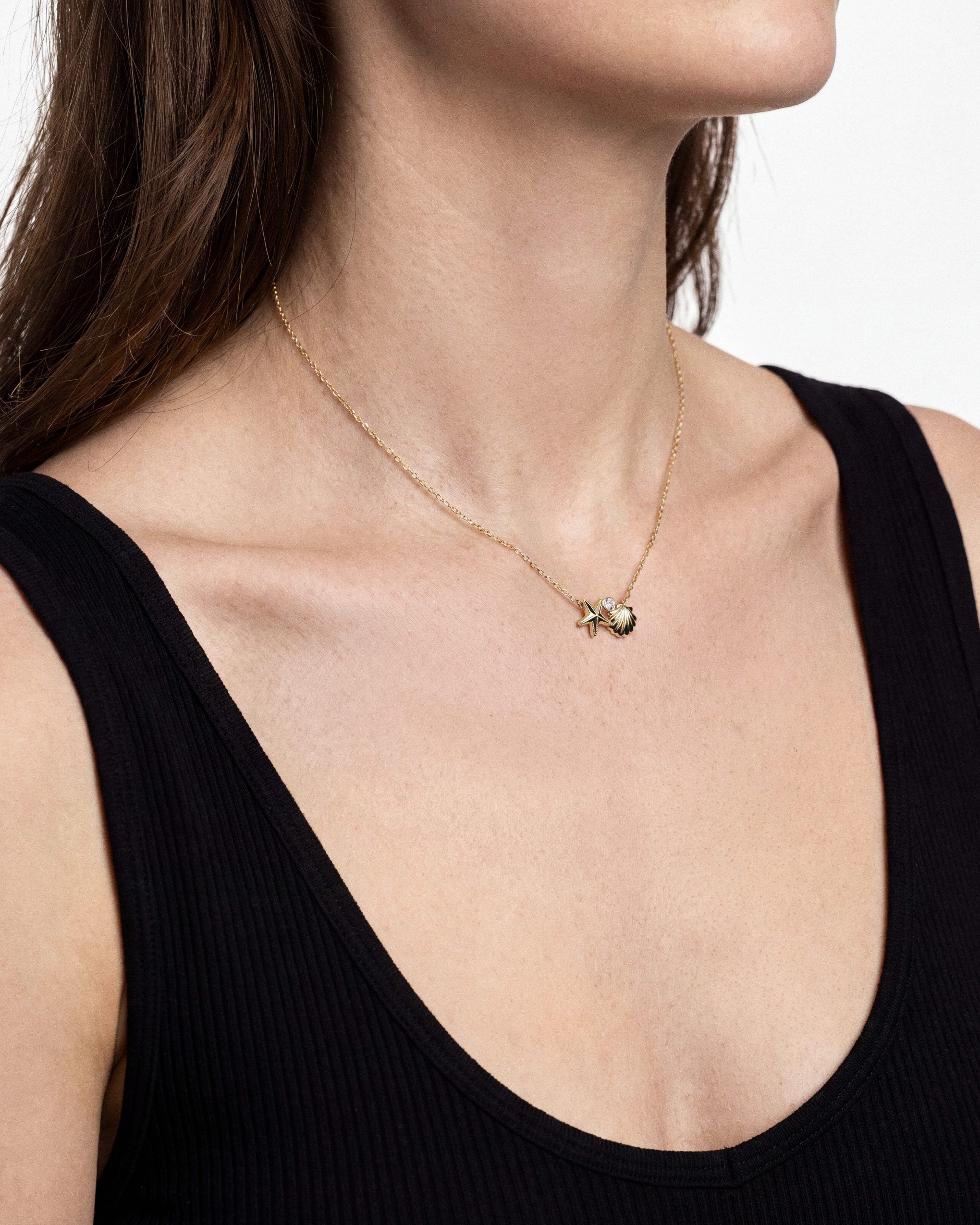 Starfish & Shell Necklace