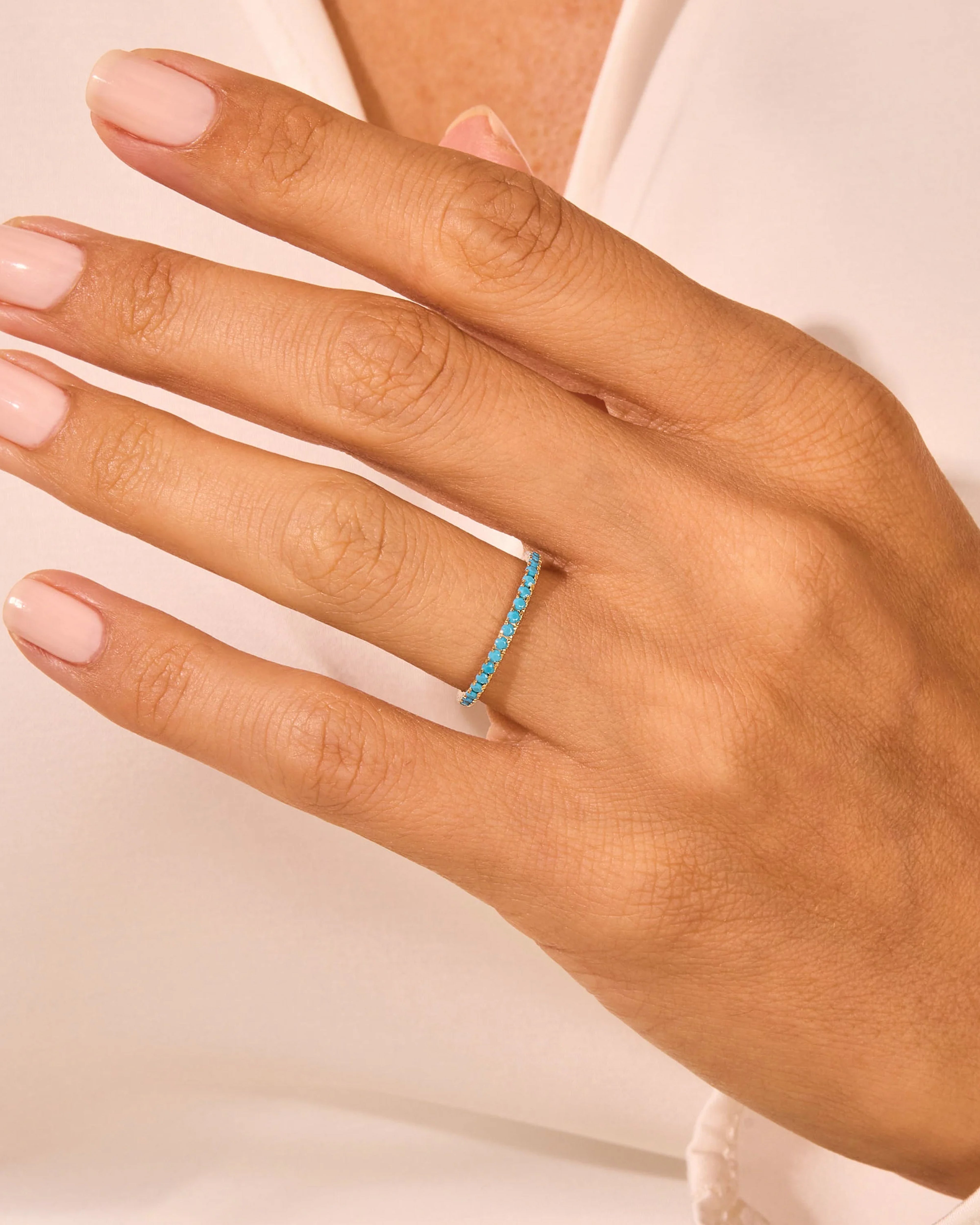 Turquoise Wedding Band