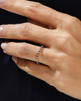 Alternating Colors Birthstone Full Eternity Band