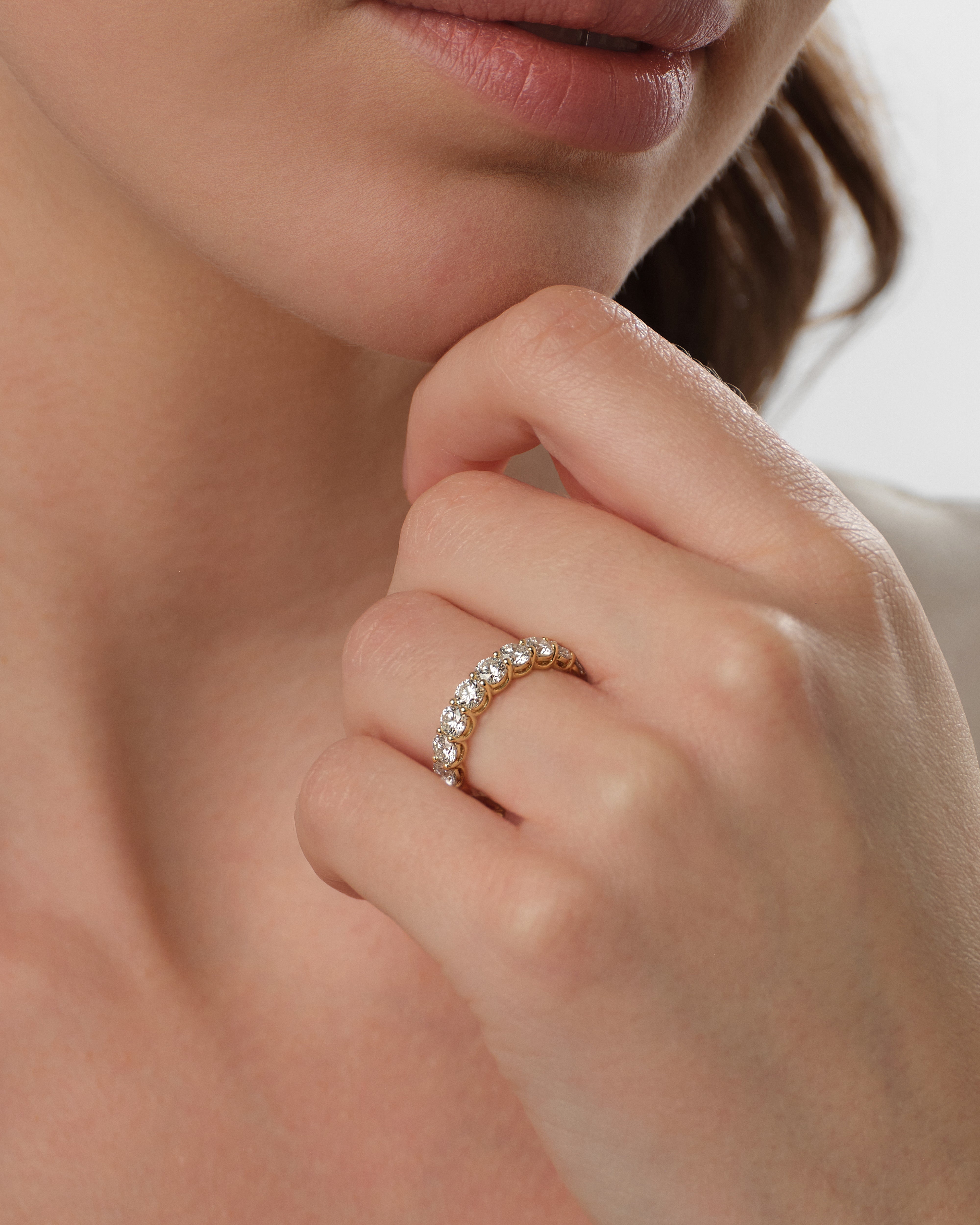 U-Prong Eternity Band (3.00 CT TW)