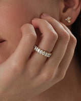 Shared Prong Oval Eternity Band (5.00 CT TW)