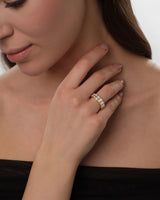Bezel Emerald Half Eternity Band (2.50 CT TW)