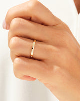 Flush Set Wedding Band