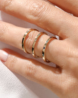 Birthstone Flush Set Ring