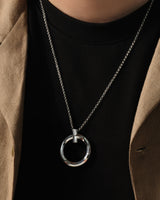Men's Circular Pendant Necklace