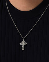 Detailed Cross Pendant Necklace