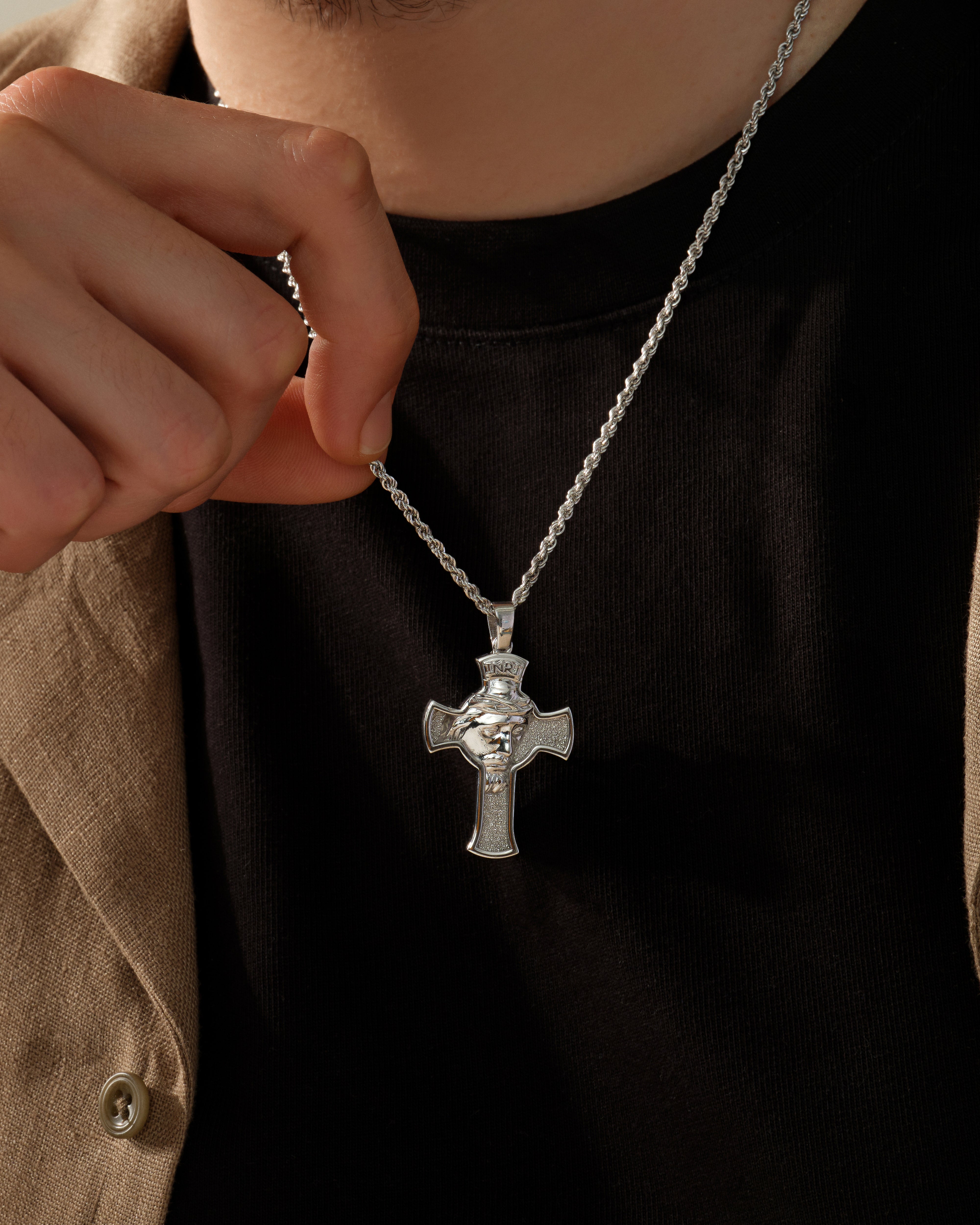 Jesus Cross Pendant Necklace