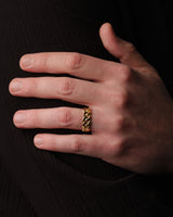 14k Gold 8.0mm Chain Ring