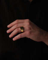 14k Gold Men's Signet Ring