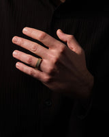 14k Gold Pyramid Ring
