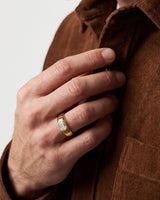 Emerald Cut Men's Wedding Band