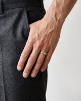 Channel Five Stone Men's Wedding Band