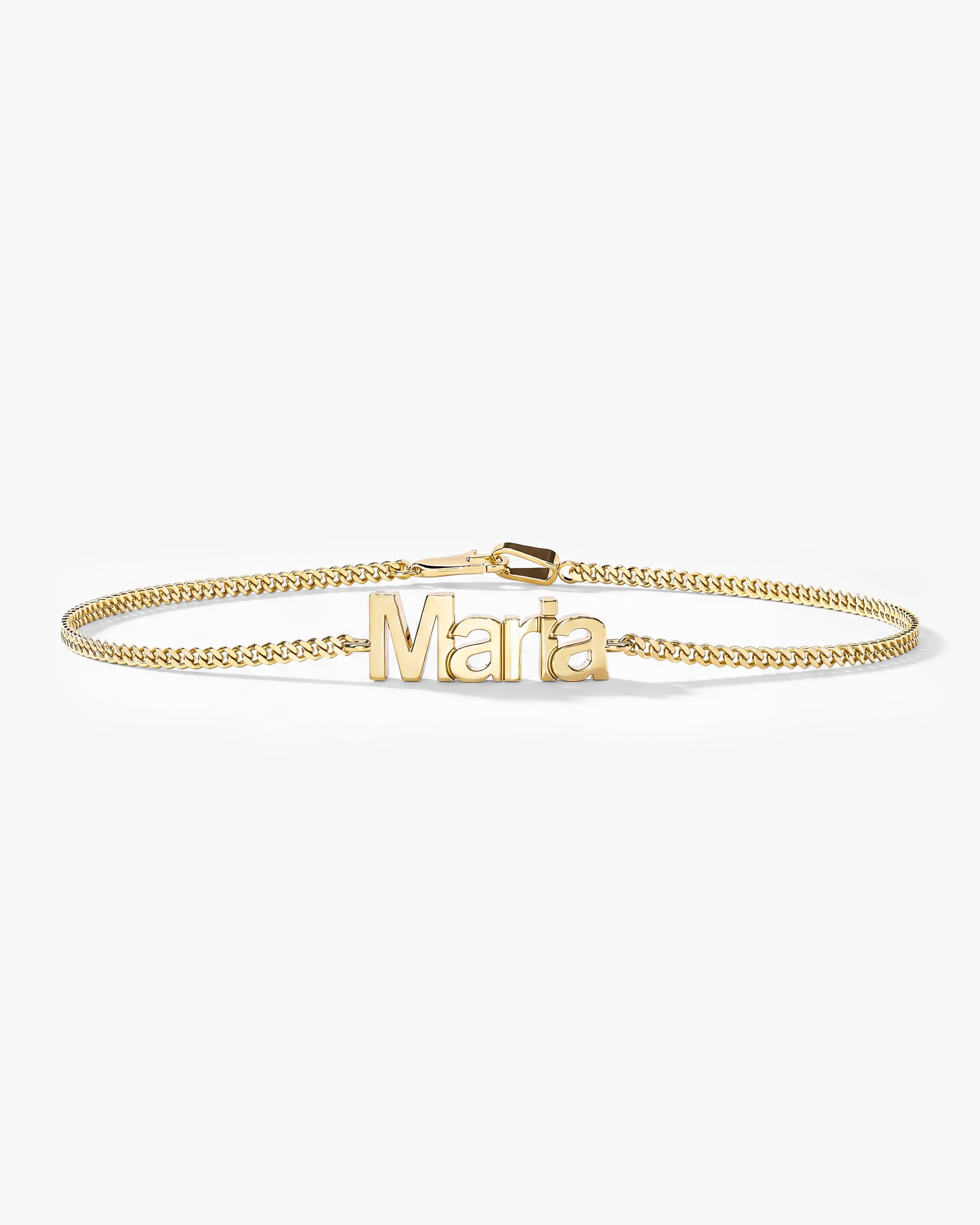 Cuban Chain Name Bracelet