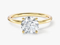 Round Shank Solitaire Engagement Ring