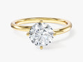 Bypass Solitaire Engagement Ring